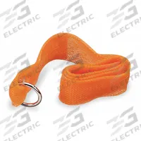 HUBBELL WIRING DEVICE-KELLEMS Fiber Optic Cable Pulling Grip: 0.13 in to 0.56 in, 28 in Mesh Lg (MPN CCPS1). Key specifications — Cable Dia. Range: 0.13 in to 0.56 in; Material: Nonmetallic; Eye Style: Ring; Brand: HUBBELL WIRING DEVICE-KELLEMS.
