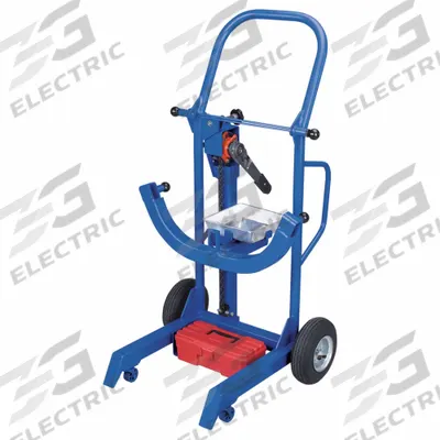 OTC Brake Drum Dolly: 15 in_16 1/2 in For Brake Drum Size, Folding, 20 in Dolly Body Ht - Brake Drum Dollies