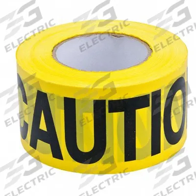APPROVED VENDOR Barricade Tape: 200 ft Lg, 3 in Wd, Caution Legend, Polyethylene - General Caution Messaging Barrier Tape