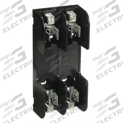 MERSEN Fuse Block: Open Block Design, 2 Pole, 600 V AC, Box Lug - Fuse Blocks for UL Class H & K Fuses
