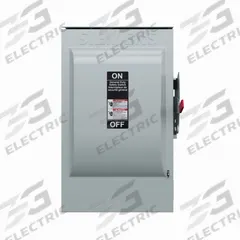 SIEMENS Safety Switch: Non-Fusible, 200 A, Single or Three Phase, 240V AC, Galvanized Steel, Outdoor (MPN GNF324RA). Key specifications — attr867131: SIEMENS.