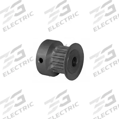 Dayton Timing Pulley: Curvilinear, Fixed, For 6 mm Belt Wd, 13 Teeth, 3 mm Pitch - HTD Section Fixed-Bore Timing Pulleys with Hub