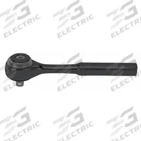 PROTO Hand Ratchet: Round, Not Reversible, 9 1/4 in Overall Lg, Black Oxide, 5° Min Arc Swing, Proto (MPN J5452FBL). Key specifications — attr1205598: Not Reversible; attr1205605: Quick-Release Not Included; attr1205626: Black Oxide; attr1228094: Proto; attr1205607: Round; attr1205624: PROTO.