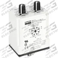 DAYTON Single Function Time Delay Relay: Socket Mounted, 240V AC, 10 A, 8 Pins/Terminals (MPN 24EP42). Key specifications — Brand: DAYTON.