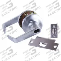 ARROW Door Lockset: Classroom Lever Locksets, Chrome, ADA Compliant, SFIC (MPN GL87SR 26D IC). Key specifications — Ligature Resistance: Not Ligature-Resistant; Brand: ARROW; Lockset Function ANSI Code: F84; Visual Indicator Message: No Message; Lockset Style: Flat with Return; ADA Compliant: Yes; Finish: Satin Chromium-Plated : Stainless Steel.