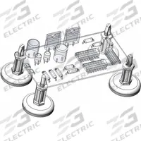 MAG DADDY Magnetic Mounting Kit: Threaded #6-32 (MPN PCBM100). Key specifications — Product Type: PCB Standoff Kit.