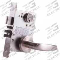 SCHLAGE Door Lockset: Office Lever Locksets, Nickel (MPN L9453P 07B 619). Key specifications — attr1024149: Not Ligature-Resistant; attr1011488: SCHLAGE; attr1024446: F20; attr1011524: Locked/Unlocked; attr1011506: L Athens; attr1011485: No; attr1059461: Satin Nickel-Plated, Clear Coated : Forged Brass.