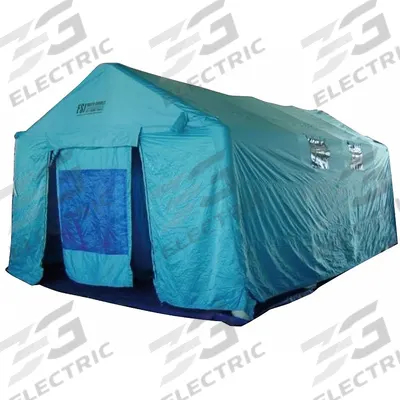 FSI Canopy Tent: 24 ft Overall Lg, 18 ft Overall Wd, 9 ft Overall Ht, HD PVC/Nylon - Inflatable General Purpose Temporary Shelters