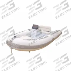 FSI Rescue Boat: 2,420 lb Load Capacity, 9 Max Passengers, Black/Red, 14 ft Overall Lg (MPN F-ALA-LX420). Key specifications — Material: 1100 dtex PVC; Aluminum; Brand: FSI; Includes: 13 ft (8 mm Dia) Towing Rope/Lifeline.