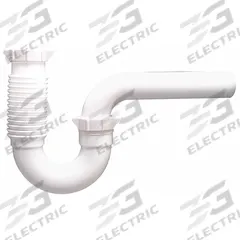 APPROVED VENDOR Trap: Plastic, White, 1 1/2 in Nominal Pipe Size, 12 in Overall Lg, Slip, Slip (MPN 1PPC5). Key specifications — Includes: Slip Nut and Washer; Includes Cleanout: No; Brand: APPROVED VENDOR; Material: Plastic.