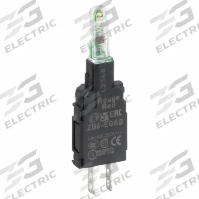 SCHNEIDER Lamp Module: 14 mm Size, Red, LED, 120 V AC Rating - Lamp Modules