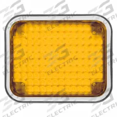 CODE 3 Perimeter Light: Emergency Vehicle Perimeter Light, Amber, 9.6 W Watt, Amber, LED, Permanent (MPN 85BZA). Key specifications — Brand: CODE 3; Lens Color: Amber; Number of Flash Patterns: 20; Installation Type: Permanent; Operating Voltage: 12/24V DC.