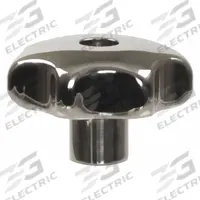 APPROVED VENDOR Hand Knob: 7 Point, Stainless Steel, 1/2"-13 Thread, 10 mm Thread Lg, 2.48 in Dia (MPN 65028M12). Key specifications — Brand: APPROVED VENDOR; Finish: Polished.