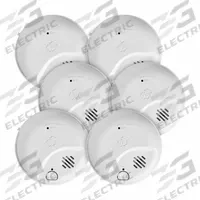 BRK Smoke/CO Alarm: Carbon Monoxide/Smoke, Hardwired, Battery Backup, Smoke/CO Detector, Hardwired (MPN SMICO105-AC). Key specifications — Operating Voltage: 120V AC; Sensor Type: Ionization; Volume Level: 85 dB; Compatible With: SC7010B; Battery Size: 10-Year Factory Locked Battery Backup; Alert Type: Sound; Battery Location: Back; Includes: Easy Adapter Plug.