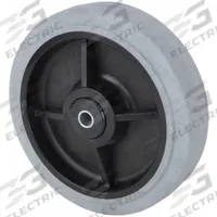 APPROVED VENDOR Caster Wheel: 8 in Wheel Dia., 2 in Wheel Wd, Rubber, 500 lb Load Rating, Plastic (MPN P-RP-080X020/050KP-EL-001). Key specifications — Wheel Core Material: Plastic; Wheel/Tread Color: Gray; Brand: APPROVED VENDOR.
