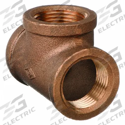 APPROVED VENDOR Metal Pipe Tee: Tee, 3/8 in x 3/8 in x 3/8 in, Brass - Low-Pressure Threaded Pipe Fittings