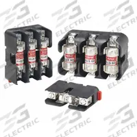 LITTELFUSE Fuse Block: Open Block Design, 3 Pole, 600 V AC, Box Lug, Non-Indicating (MPN LFT600603C). Key specifications — Brand: LITTELFUSE.