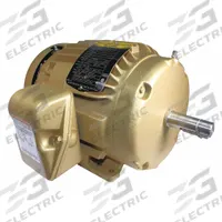 BALDOR General Purpose Motor: Rigid Base Mount, Totally Enclosed Fan Cooled, 2 hp, 208-230/460V AC (MPN EM3586T). Key specifications — Brand: BALDOR; Nameplate Voltage @ 60 Hz: 208-230/460V AC; Full Load Current @ 60 Hz: 5/2.5 A; Nameplate RPM @ 60 Hz: 3,490 RPM; Motor Enclosure: TEFC.