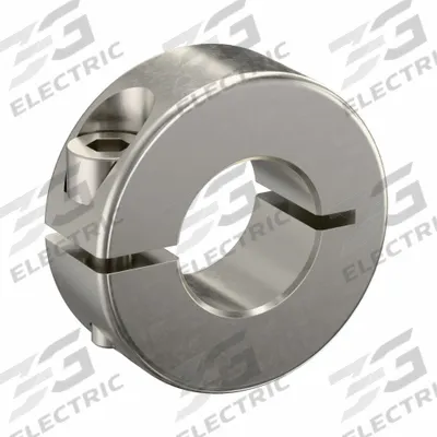 RULAND MANUFACTURING Shaft Collar: 1-Piece, Metric, Round, Clamp-On, 16 mm Bore Dia - Stainless Steel Shaft Collars