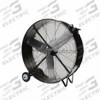 TPI COMMERCIAL Portable Fan: 2 Speeds, Commercial, Single Phase (MPN CPB36-D). Key specifications — Brand: TPI COMMERCIAL; Number of Speeds: 2; Product Type: Circulating Fan; Blade Material: Steel; Voltage: 120V; Application: Commercial; Phase: Single.