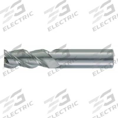 WIDIA HANITA Square End Mill: Carbide, TiCN Coated, 3 Flute, 1/2" Mill Dia, 1-1/2" LOC - Carbide Square End Mills for Aluminum