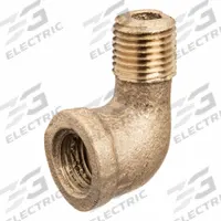 USA INDUSTRIALS Metal Pipe Elbow: 90° Elbow, 1/2 in x 1/2 in, Class 125, None C89833 Brass, 125 psi (MPN ZUSA-PF-22636). Key specifications — Brand: USA INDUSTRIALS; Maximum Operating Pressure: 125 psi.