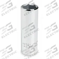 PROTO Socket: SAE, 3/8 in Drive Size, 7/8 in Socket Size, 6-Point, Deep, Chrome, Not Tether Capable (MPN J5028H). Key specifications — attr1204417: PROTO; attr1204392: Chrome.