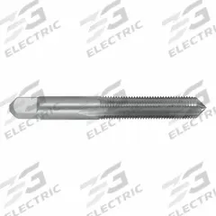 CLEVELAND Straight Flute Hand Tap: 9/16"-18 UNF, H2 / 2B, 4 Flute, Plug Chamfer, High Speed Steel (MPN C54764)