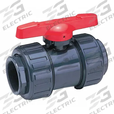 ASAHI Manual Two-Way Ball Valve: 2 1/2 in, CPVC, Straight, 150 psi Max. Pressure (CWP) - CPVC Ball Valves