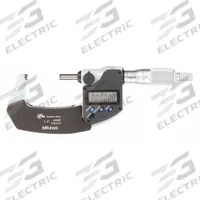 MITUTOYO IP65 Digital Outside Micrometer: 1 in to 2 in /0 mm to 25.4 mm, Inch/Metric, IP65 (MPN 293-341-32). Key specifications — attr1182744: 0.00005 in/0.001 mm; attr1182751: Certificate of Inspection; attr1182776: IP65; attr1182741: MITUTOYO; attr1182743: +/- 0.00005 in; attr1182759: Yes.
