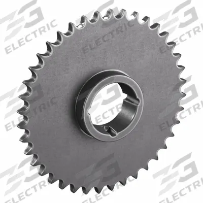 TSUBAKI Sprocket: For 60 Chain, 40 Teeth, 9.559 in Pitch Dia, 9.98 in Outside Dia - Size 60 Bushed-Bore Roller Chain Sprockets