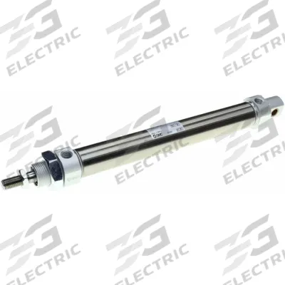 SMC Round Body Cylinder: 25 mm Bore, 25 mm Stroke, Non-Repairable, Stainless Steel - Double End Mount Cylinders
