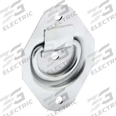 MONROE PMP Recessed Folding Pull Handle: Unthreaded Holes, Steel, Silver, Ring
