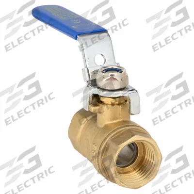 APPROVED VENDOR Manual Two-Way Ball Valve: 1/2 in, Brass, Straight, FNPT x FNPT - Brass Ball Valves