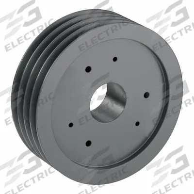 APPROVED VENDOR V-Belt Pulley: 8V1500, 4 Groove, 15 in OD, Bushed Bore - Bushed-Bore Cast-Iron Wedge V-Belt Pulleys