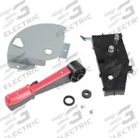 SQUARE D Handle Kit: Safety Switch (MPN HM0610F). Key specifications — Features: A Dual Cover Interlock and a Color-Coded Indicator Handle; For Use With: Safety Switch; Manufacturer Part Number: HM0610F; Includes: Gasket; Brand: SQUARE D; Product Type: Handle Kit.