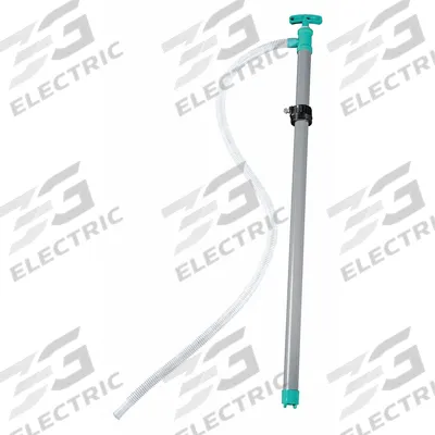 Dayton Hand Pump: Siphon Action, Pump with Hose, PVC Housing, 12 oz per stroke - Hand Siphon Drum Pumps