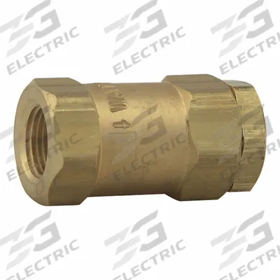 Watts Check Valve: Disc, Inline Valve Body, 1 in Pipe Size, FNPT x FNPT, Copper Silicon Alloy - Bronze Inline Disc Check Valves