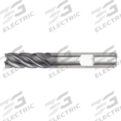 WIDIA HANITA Corner Radius End Mill: Carbide, AlTiN Coated, 5 Flute, 16 mm Mill Dia - Fast-Cutting Carbide Corner-Radius End Mills for Stainless Steel & Super Alloys