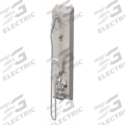 ACORN Shower Faucet Panel: SHOWER-WARE, 38 5/8 in Overall Ht, 7 1/2 in Overall Wd - Shower Faucet Panels with Handheld Showerheads