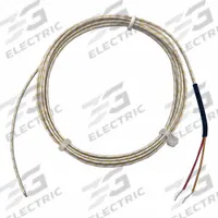 DAYTON Thermocouple Wire Probe: -325°F to 1,600°F /-200°C to 871°C, ±0.4%/±1.1°C Accuracy, Type K (MPN 826Y38). Key specifications — Brand: DAYTON; Cable Material: Fiberglass; Cable Length: 72 in; Accuracy: ±1.1 °C; Process Mounting Connection: Weld; Maximum Wire Gauge: 20 AWG.