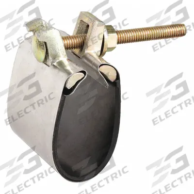 APPROVED VENDOR Repair Clamp: For 4 in Pipe, 3 in Overall Lg, 304 Stainless Steel - Partial-Gasket Repair Clamps for Tube & Pipe