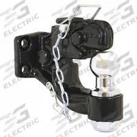 BUYERS PRODUCTS Ball Hitch: 2 in Hitch Mount, 16,000 lb Gross Trailer Wt Capacity, 2 in Ball Dia (MPN 10050). Key specifications — Material: Steel; Finish: Powder Coated; Brand: BUYERS PRODUCTS.