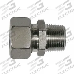 BRENNAN INDUSTRIES Compression Tube Straight: 12 mm OD x 6 mm OD x 3/8 in Pipe size, Stainless Steel (MPN D2404-S12-06-SS). Key specifications — Series: D2404; Brand: BRENNAN INDUSTRIES.