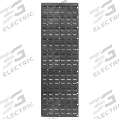 QUANTUM STORAGE SYSTEMS Louvered Panel: 61 in x 18 in x 1 1/2 in, 1 Sides, 0 Bins - Wall-Mount Louvered Panels Without Bins