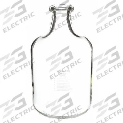 KIMBLE KIMAX Carboy: Colorless, Uncoated Bottle, Borosilicate Glass, 13.2 L, 257 mm - Glass Jugs