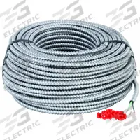 AFC CABLE Metal Clad Armored Cable: 14 AWG, 2 Conductors, Copper, 250 ft, Aluminum, Std (MPN 2101S42-00). Key specifications — Brand: AFC CABLE.