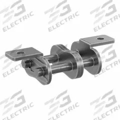 TSUBAKI Attachment Link: For Std Roller Chains, K-1, 80, Double Strand, 1 in Pitch, Steel, Plain (MPN 80-2K1CL). Key specifications — attr305132: Attachment; attr305112: TSUBAKI.