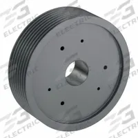 APPROVED VENDOR V-Belt Pulley: 5V1870, 8 Groove, 18.7 in OD, Bushed Bore, J, For 5V/5VX Belt Section (MPN 85V1870J). Key specifications — Pulley Industry Number: 5V1870; Pitch Diameter: 18.7 in (5V); For Belt Section (broad, with similar types): 5V or 5VX.