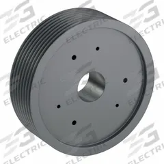 APPROVED VENDOR V-Belt Pulley: 5V1870, 8 Groove, 18.7 in OD, Bushed Bore, J, For 5V/5VX Belt Section (MPN 85V1870J). Key specifications — Pulley Industry Number: 5V1870; Pitch Diameter: 18.7 in (5V); For Belt Section (broad, with similar types): 5V or 5VX.